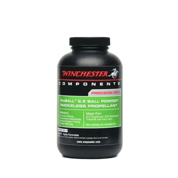 Winchester Staball 6.5 Smokeless Powder - 1 Lb. ** ADULT SIGNATURE REQUIRED** SEE DETAILS IN DESCRIPTION