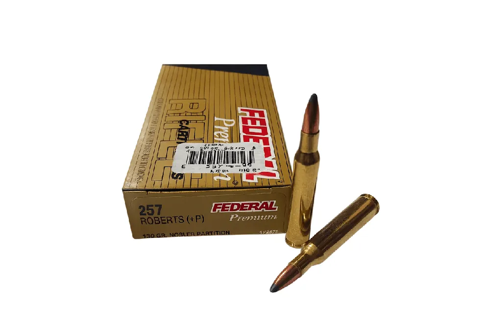 Federal Premium Ammunition - 257 Roberts +P - 120 Grain Nosler Partition - 20 Rounds