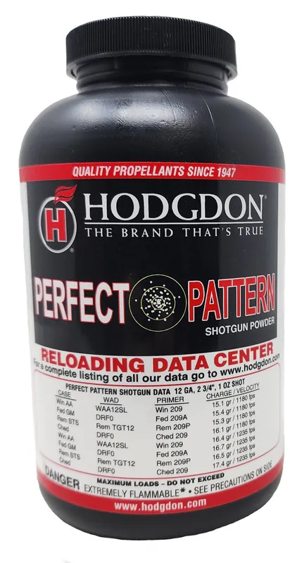 Hodgdon Perfect Pattern Smokeless Powder - 1 Lb. ** ADULT SIGNATURE REQUIRED** SEE DETAILS IN DESCRIPTION