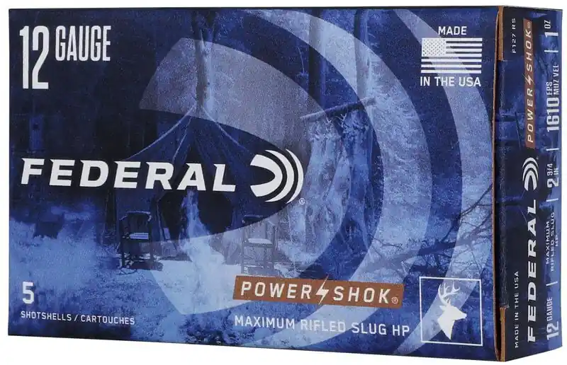 Federal Ammunition - 12 Gauge - 1 Oz. Rifled Slug - 2 3/4 " - 5 Rounds
