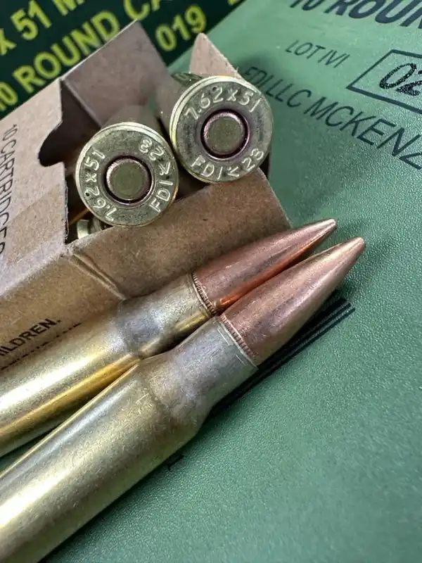 FDI Ammunition - 7.62x51 MM Nato - 149 Grain Full Metal Jacket - 200 Rounds