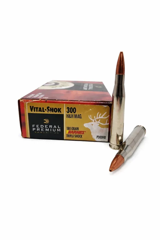 Federal Premium Ammunition - 300 H&H Magnum - 180 Grain Barnes Triple Shock - 20 Rounds