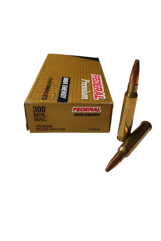 Federal Premium Ammunition - 300 Winchester Magnum - 200 Grain Nosler Partition - 20 Rounds