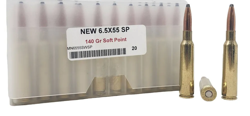 Miwall New Ammunition - 6.5x55mm Swedish - 140 Grain Soft Point - 20 Rounds