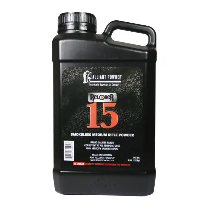 Alliant Reloder 15 Smokeless Powder - 5 Lb. ** ADULT SIGNATURE REQUIRED** SEE DETAILS IN DESCRIPTION