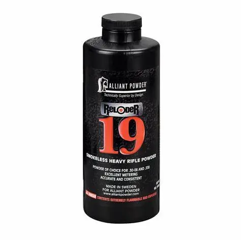 Alliant Reloader 19 Smokeless Powder - 1 Lb. ** ADULT SIGNATURE REQUIRED** SEE DETAILS IN DESCRIPTION