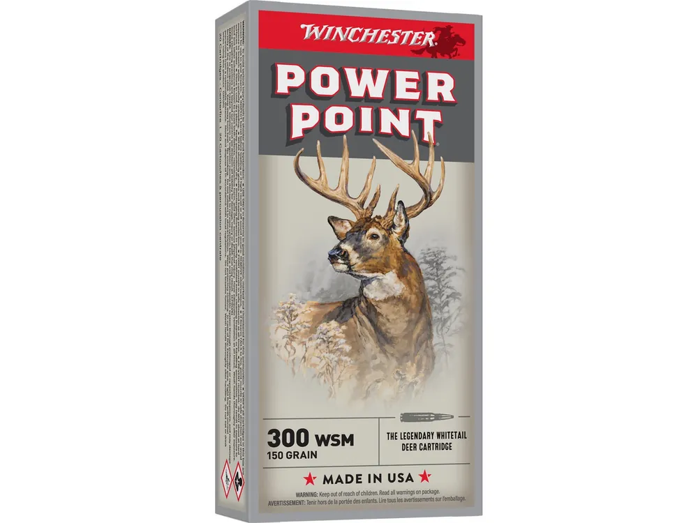 Winchester Super-X Ammunition - 300 Winchester Short Mag - 150 Grain Power Point - 20 Rounds