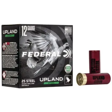 Federal Upland Ammunition - 12 GA - 2 3/4" - #6 Steel Shot - 250 Rounds - Case
