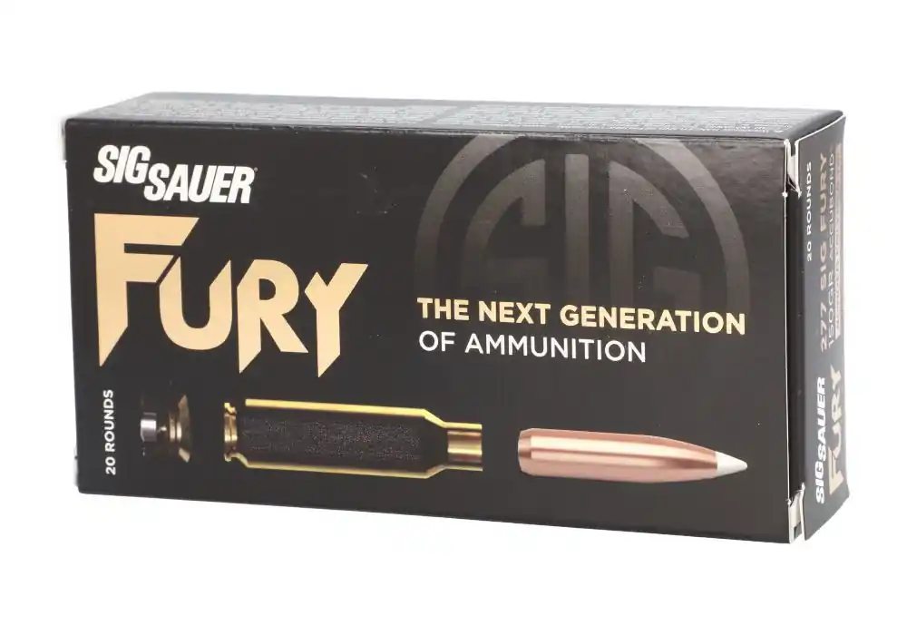Sig Sauer Ammunition - 277 Sig Fury - 150 Grain Bonded Polymer Tipped - 20 Rounds