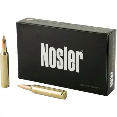 Nosler Match Grade Ammunition - 28 Nosler - 168 Grain Hollow Point Boat Tail - 20 Rounds