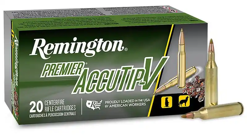 Remington Premier Accutip Ammunition - 17 Remington - 20 Grain Accutip-V - 20 Rounds