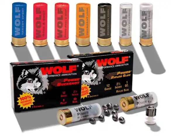 Wolf Ammunition - 12 Gauge - 2 3/4" - 1 1/8 Oz Slug - Rifled Slug - 120 Rounds - CASE