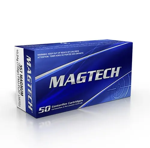 Magtech Ammunition - 357 Magnum - 158 Grain Full Metal Jacket - 50 Rounds