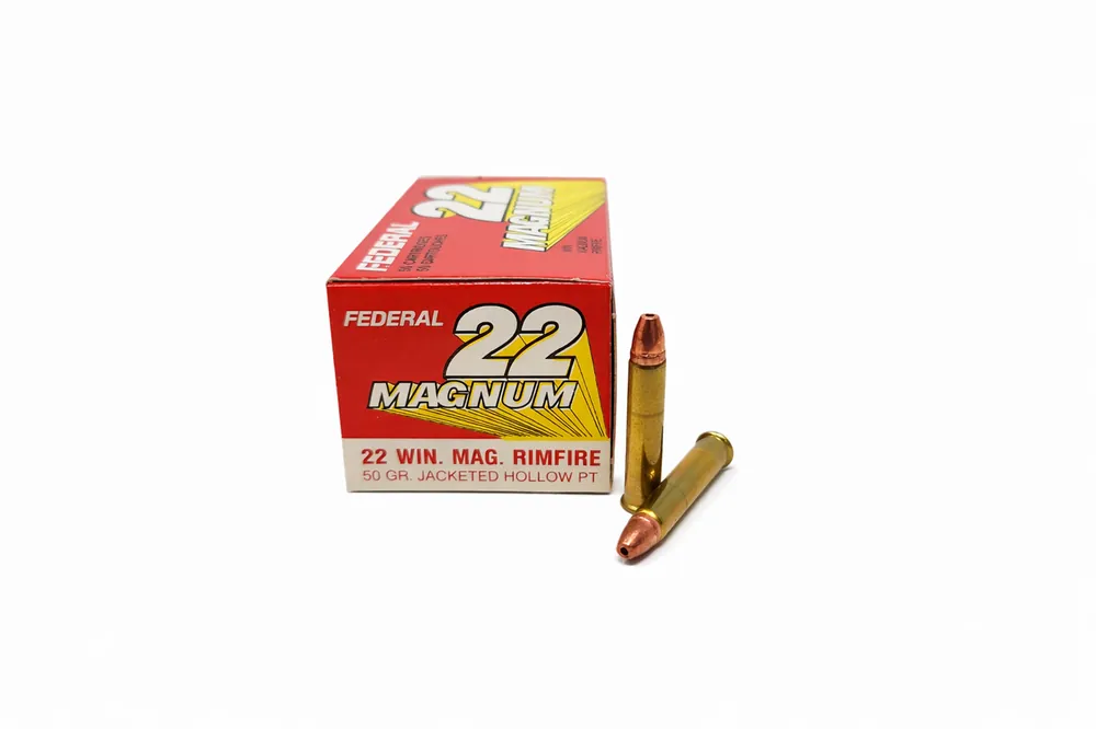 Federal Ammunition - 22 Winchester Magnum - 50 Grain Jacketed Hollow Point - 50 Rounds