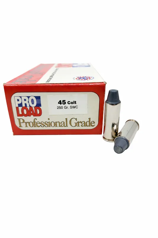 Pro Load Ammunition - 45 Long Colt - 250 Grain Semi Wad Cutter - 50 Rounds