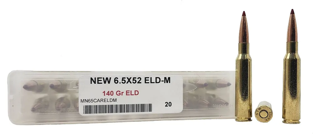 Miwall New Ammunition - 6.5x 52 Carcano - 140 Grain ELD-Match - 20 Rounds