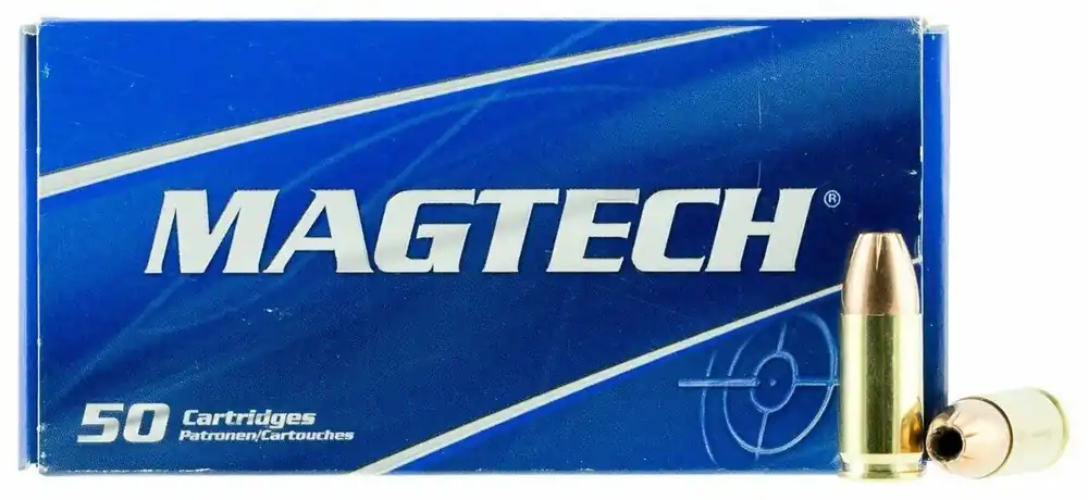 Magtech Ammunition - 32 Auto - 71 Grain Jacketed Hollow Point - 50 Rounds - Brass Case