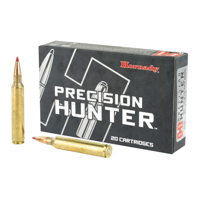 Hornady Precision Hunter Ammunition - 300 Remington Ultra Mag - 220 Grain ELD-X - 20 Rounds