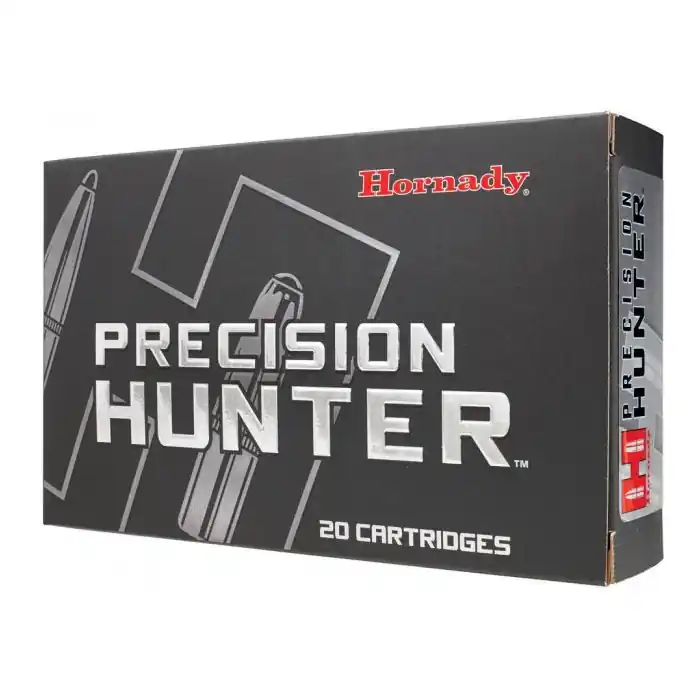 Hornady Precision Hunter Ammunition - 338 Winchester Magnum - 230 Grain ELD-X - 20 Rounds - Brass Case