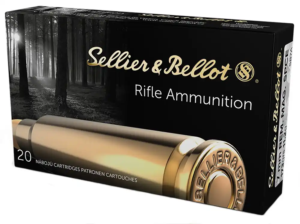 Sellier & Bellot Ammunition - 7MM Remington Magnum - 173 Grain Soft Point - 20 Rounds