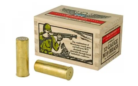 Winchester WWII Victory Series Ammunition - 12 GA - 2 3/4" - 00 Buck - 9 Pellets - 5 Rounds