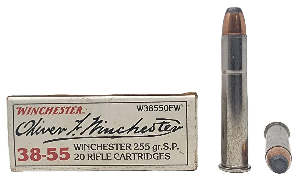 Oliver F. Winchester Commemorative Collectible - 38-55 Winchester - 255 Grain Soft Point - 20 Rounds