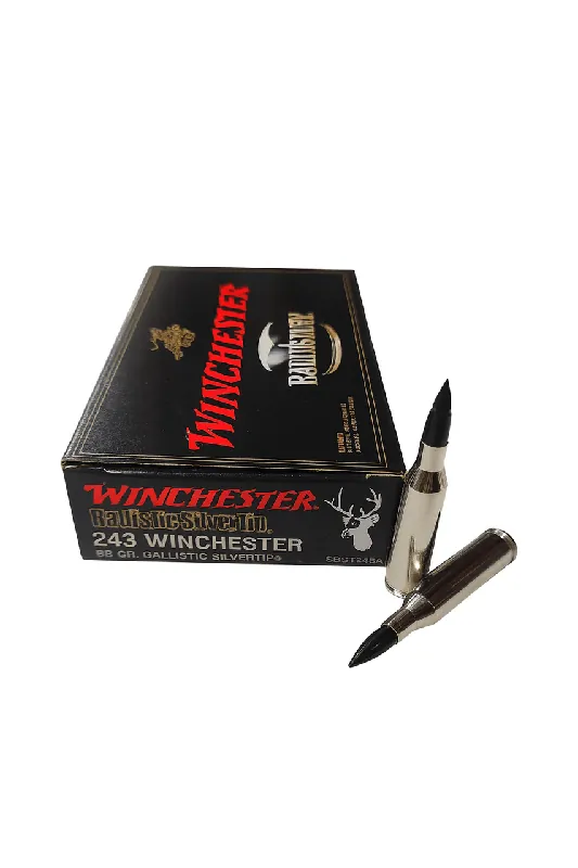 Winchester Supreme Ammunition - 243 Winchester - 95 Grain Ballistic Silver Tip - 20 Rounds