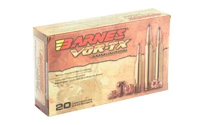Barnes Vor-TX Ammunition - 300 Remington Ultra Mag - 165 Grain TTSX BT (Lead Free)- 20 Rounds - Brass Case