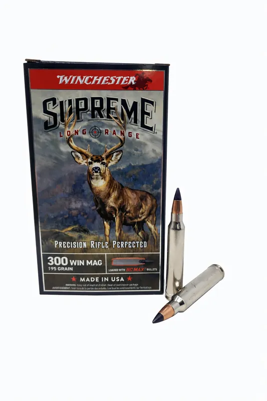 Winchester Supreme Long Shot - 300 Winchester Magnum - 195 Grain BC Max - 200 Rounds