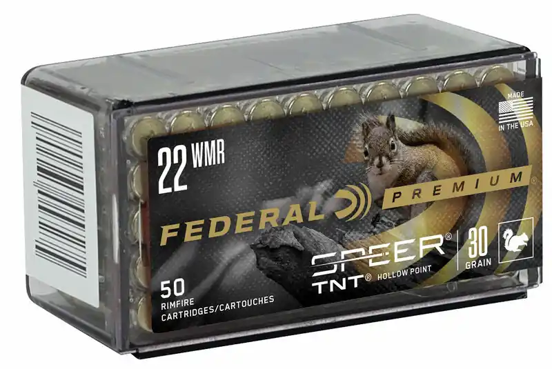 Federal Premium Ammunition - 22 Winchester Magnum - 30 Grain TNT Hollow point - 50 Rounds