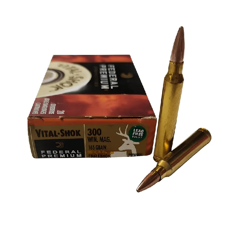 Federal Premium Ammunition - 300 Winchester Magnum - 165 Grain Barnes Triple-Shock - 20 Rounds