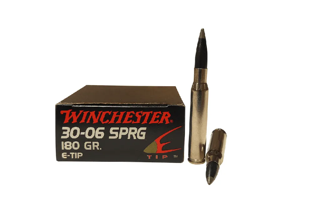 Winchester Supreme Ammunition - 30-06 Springfield - 180 Grain E-TIP - 20 Rounds