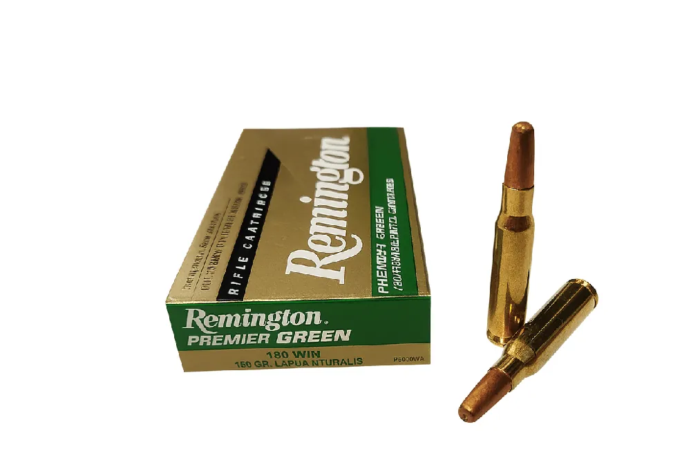 Remington Premier Green Ammunition - 308 Winchester - 180 Grain Lapua Naturalis - 20 Rounds