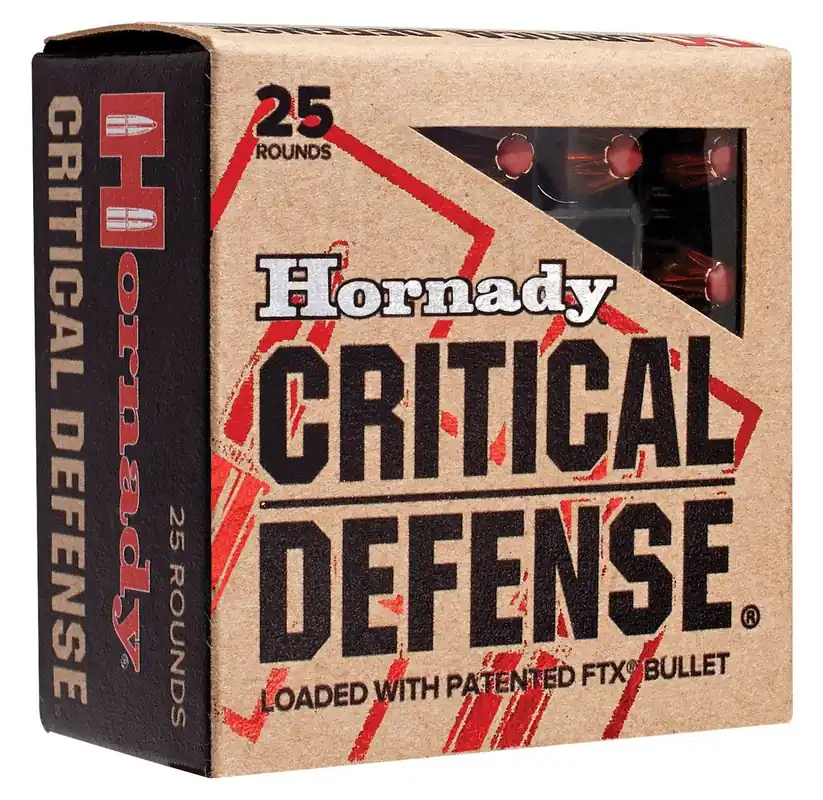 Hornady Critical Defense Ammunition - 25 ACP - 35 Grain FTX - 25 Rounds