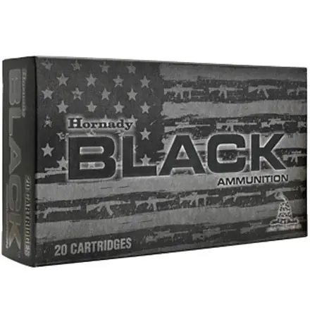 Hornady Black Ammunition - 223 Remington - 62 Grain Full Metal Jacket - 20 Rounds