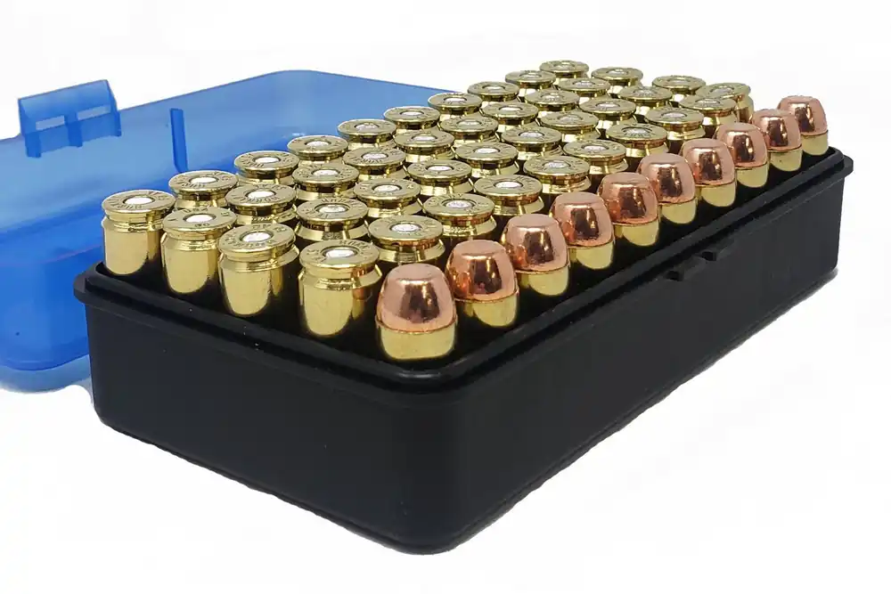 Miwall Reload Ammunition - 50 Action Express - 350 Grain Full Metal Jacket - 50 Rounds - Brass Case