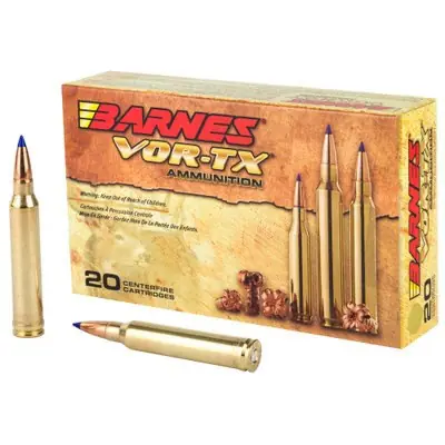 Barnes Vor-TX Ammunition - 270 Winchester Short Mag - 140 Grain TSX BT - 20 Rounds