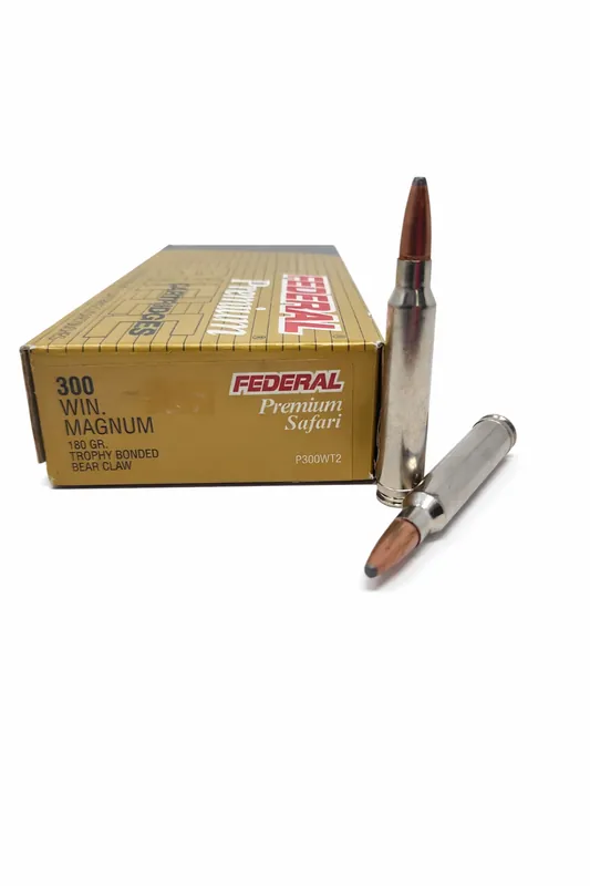 Federal Premium Ammunition - 300 Winchester - 180 Grain Trophy Bonded Bear Claw - 20 Rounds