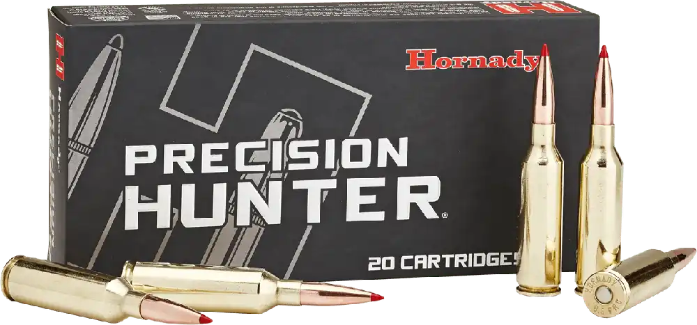 Hornady 280 Rem Ammunition - 150 Grain - ELD-X Precision Hunter - 20 Rounds - Brass Case