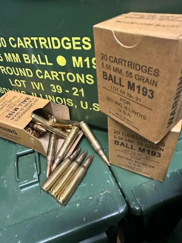 SDI Ammunition - 5.56x45 MM - 55 Grain Full Metal Jacket - 1000 Rounds W/ Free Ammo Can
