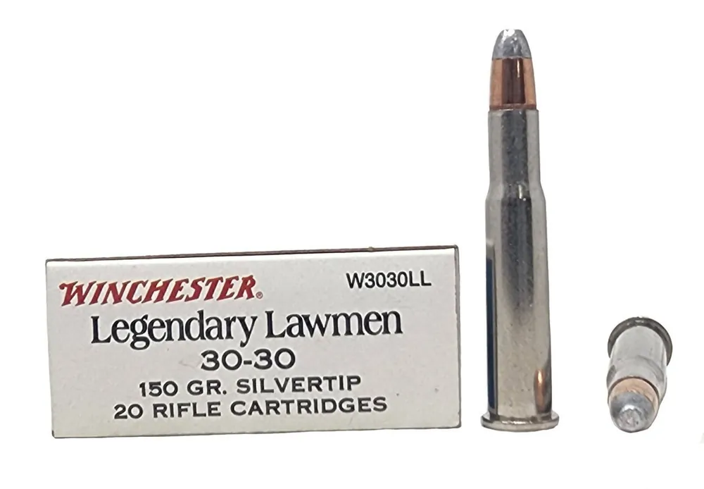 Winchester Legendary Lawman Collector - 30-30 Winchester - 150 Grain Silver Tip - 20 Rounds