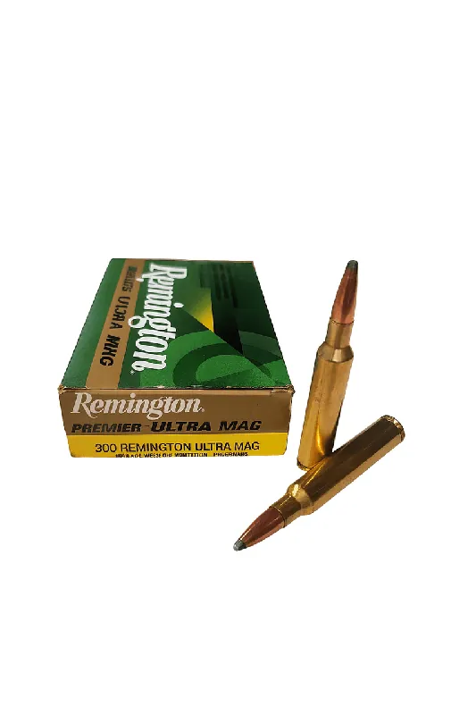 Remington Premier Ammunition - 300 RUM - 200 Grain Nosler Partition - 20 Rounds