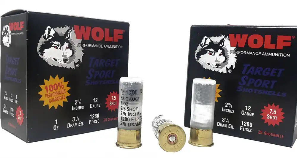Wolf Performance Ammunition - 12 Gauge - 2 3/4" - 7.5 Lead Shot - 250 Rounds - Case