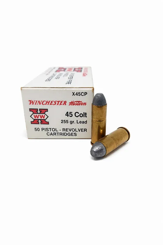 Winchester Western Ammunition - 45 Long Colt - 255 Grain Lead - 50 Rounds