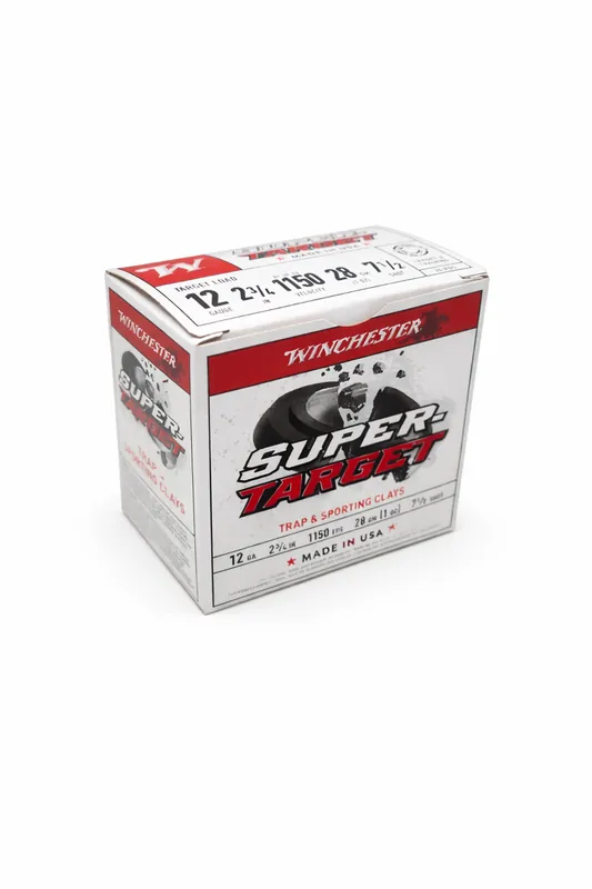 Winchester Super-X Ammunition - 12 Gauge - 2 3/4" - 1 Oz. - 7 1/2 Lead Shot - 25 Rounds