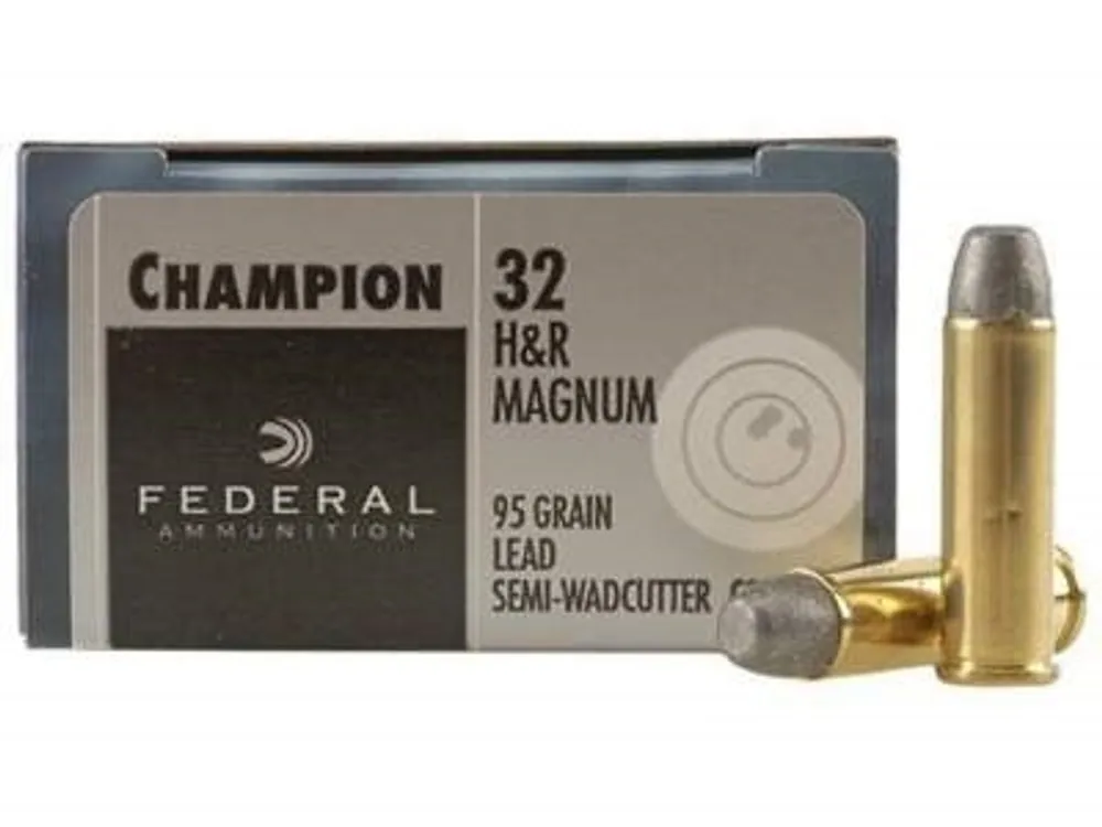 Federal Ammunition - 32 H&R Magnum - 95 Grain Lead Semi Wadcutter - 20 Rounds