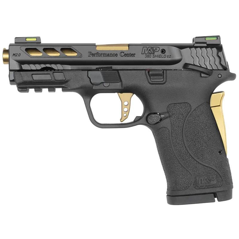 S&W Performance Center Shield .380 ACP EZ 8-Round Ported Gold