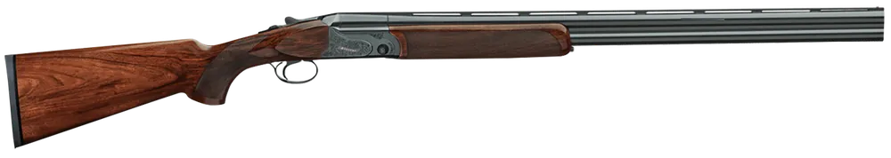 Rizzini BR110 Limited 12 Gauge Shotgun with Engraved Nickel Chrome Receiver and Grade 2.5 Turkish Walnut Stock