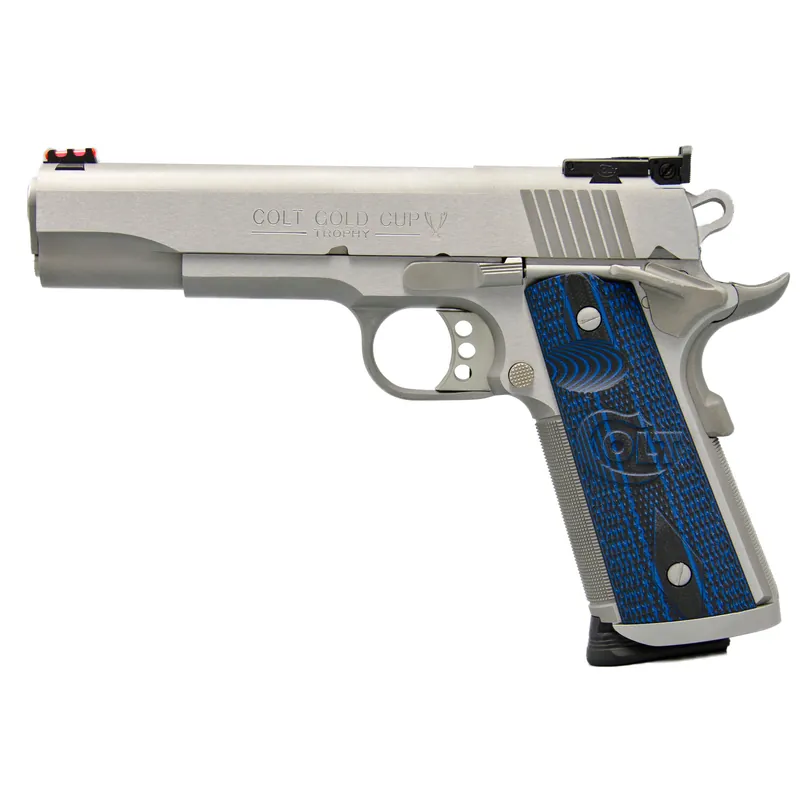 Colt Gold Cup 9mm Stainless Steel 5" Barrel 9-Round Capacity