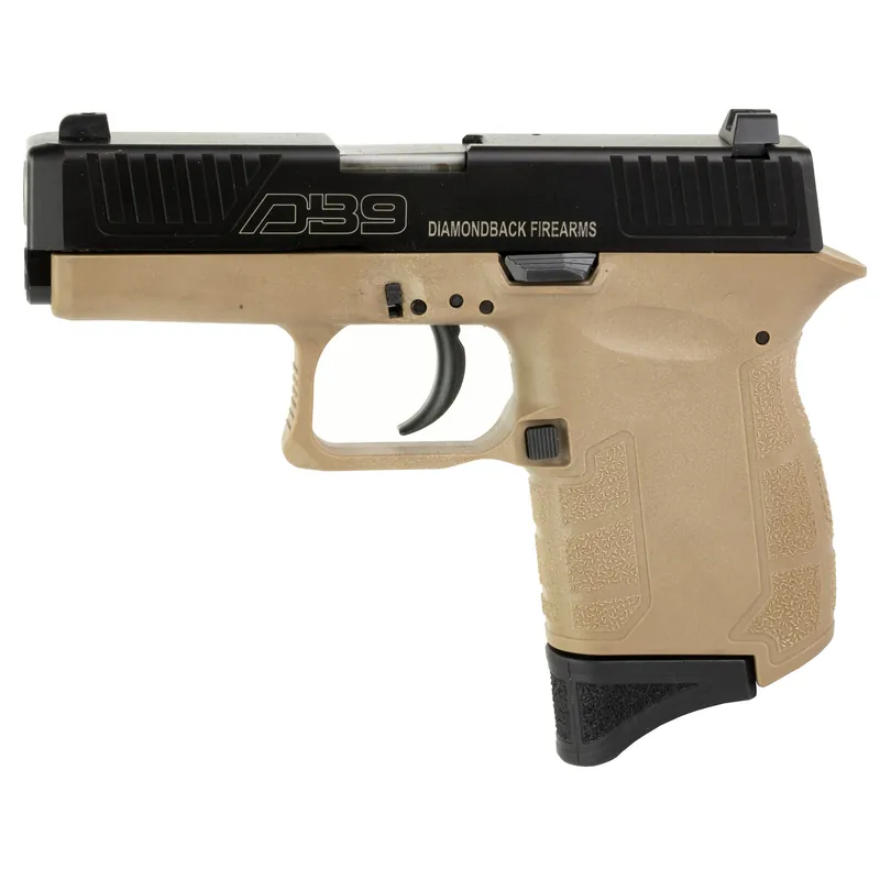 DBF DB9 9mm 6-Round FDE/Black Pistol
